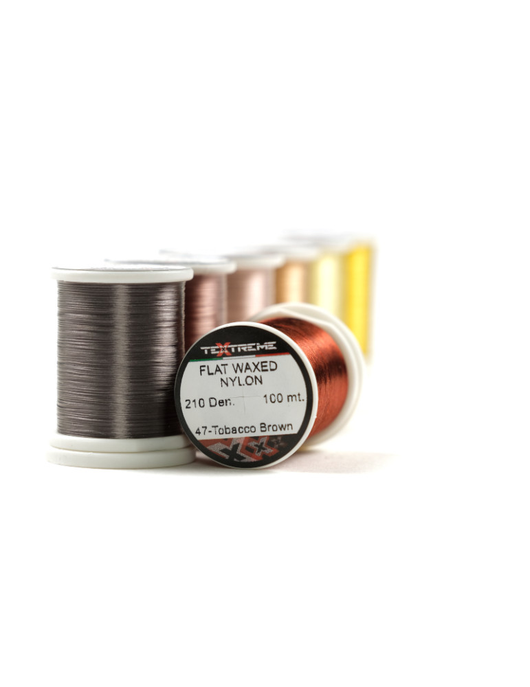 Nylon Flat Waxed TEXTREME Tan 210 Denier 100Mt