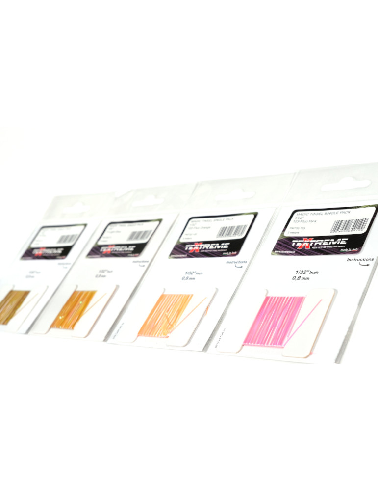Magic Tinsel TEXTREME Single Pack Fluo Orange 1/32"