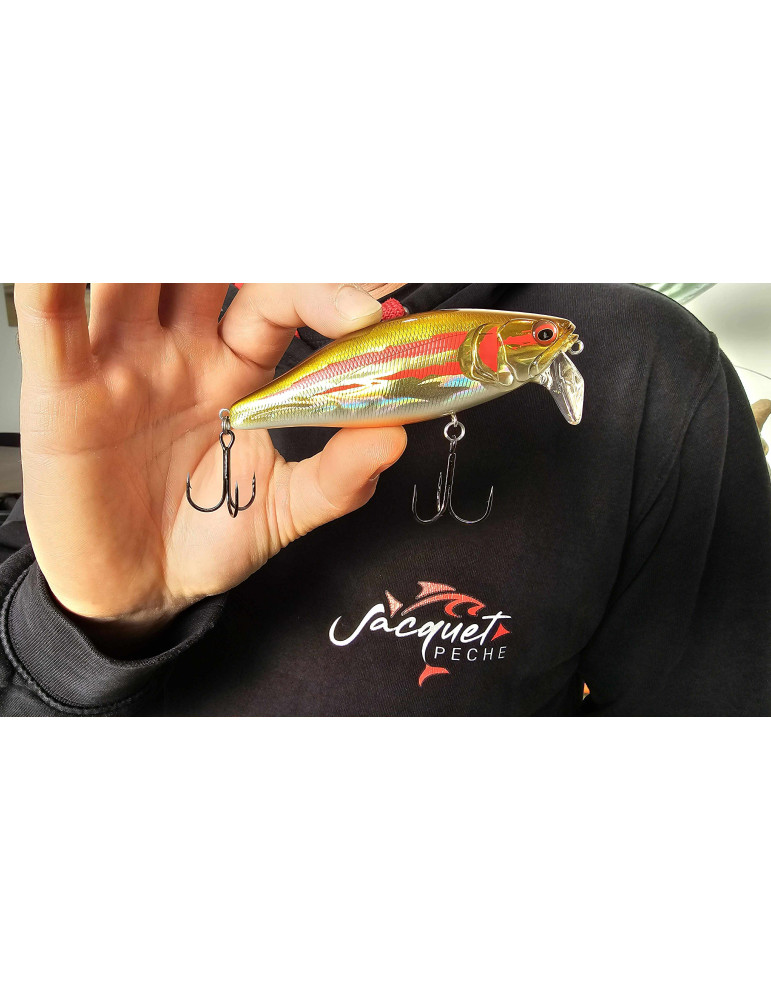 Leurre MEGABASS I Jack 108mm Red stripe Exclu Jacquet Pêche