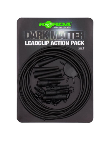 KORDA dark matter tungsten tubing lead clip- silt