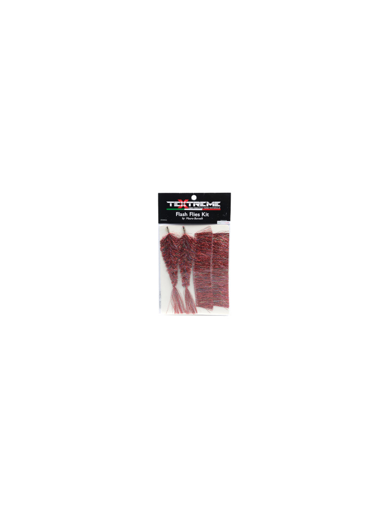 Flash Flies Kit TEXTREME Blanc Rouge Large