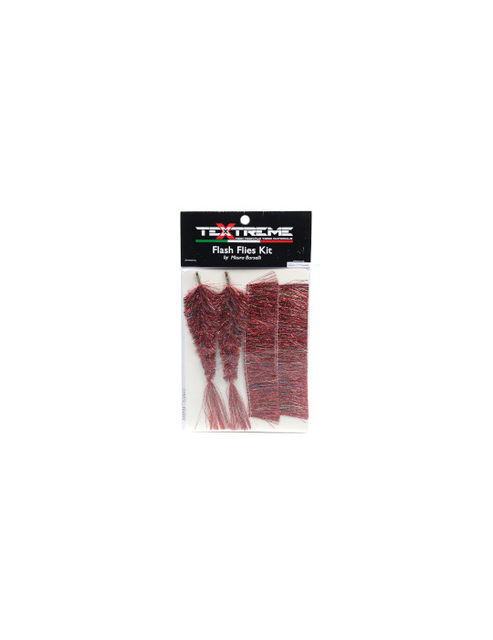 Flash Flies Kit TEXTREME Blanc Rouge Large