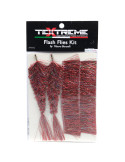 Flash Flies Kit TEXTREME Blanc Rouge Large