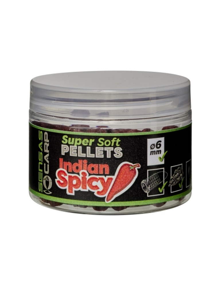 Super Soft Pellets SENSAS indian spicy- 6mm