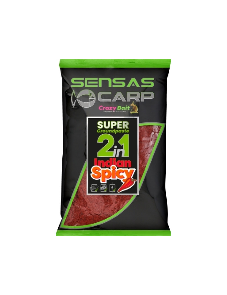 Amorce SENSAS super groundpaste indian spicy-1kg