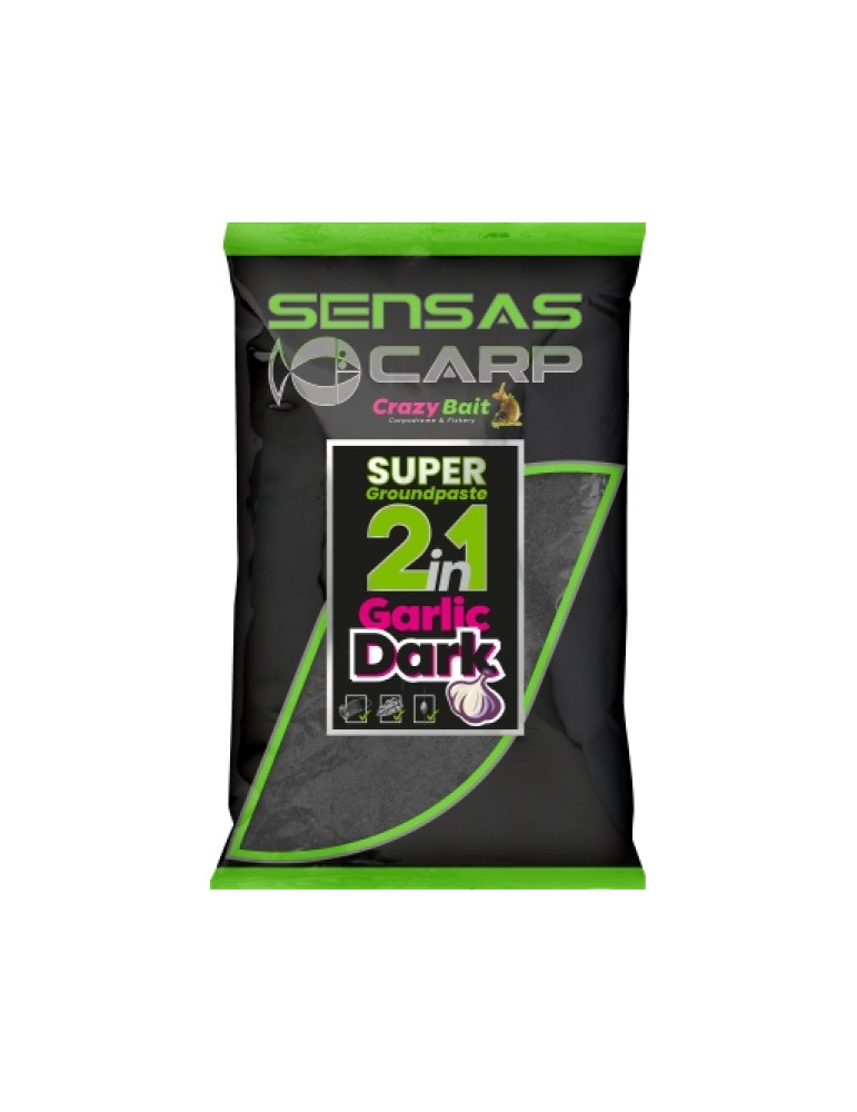 SENSAS super groundpaste garlic dark-1kg
