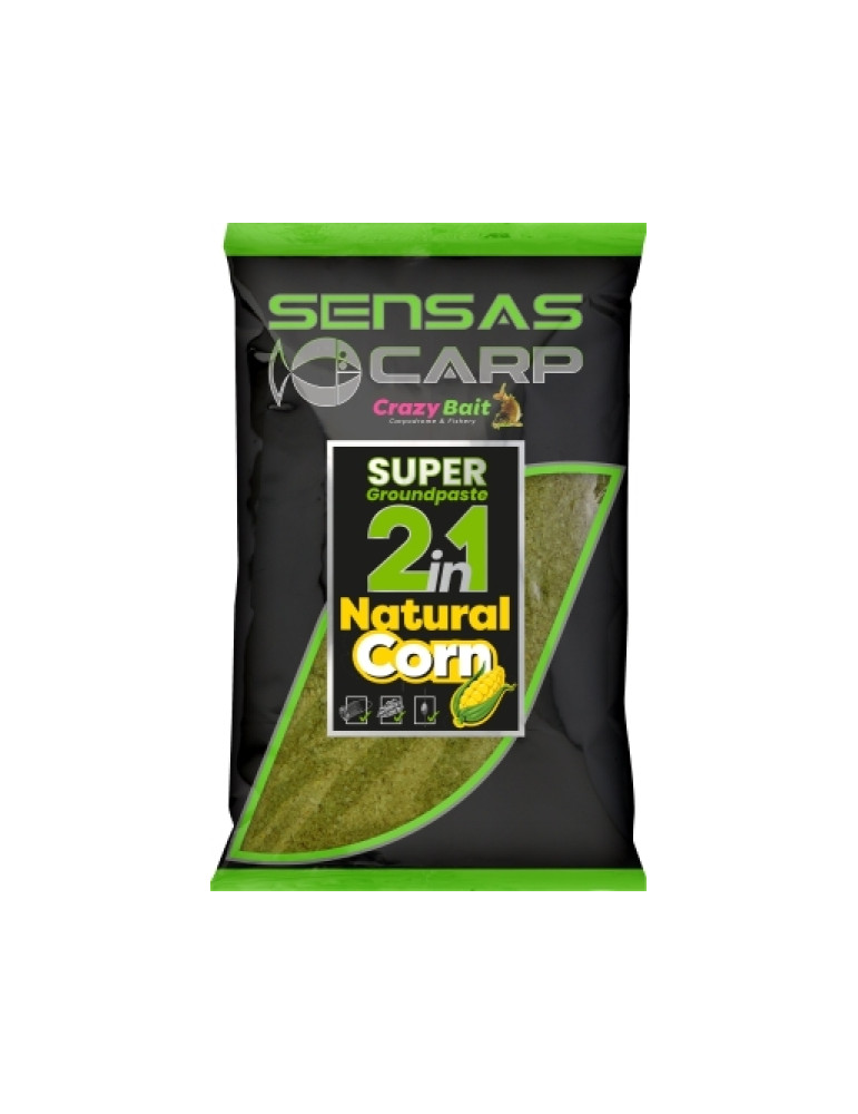 SENSAS super groundpaste natural corn-1kg