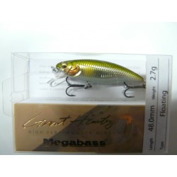 Leurre MEGABASS Great hunting 48mm flottant  Wagin ayu