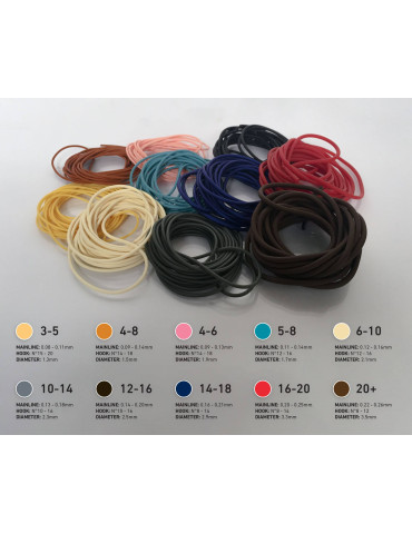 Elastique creux DAIWA hydrolastic blanc 2.1mm 2