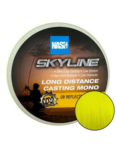 Nylon NASH skyline distance  0.28mm 10lb 1000m yellow