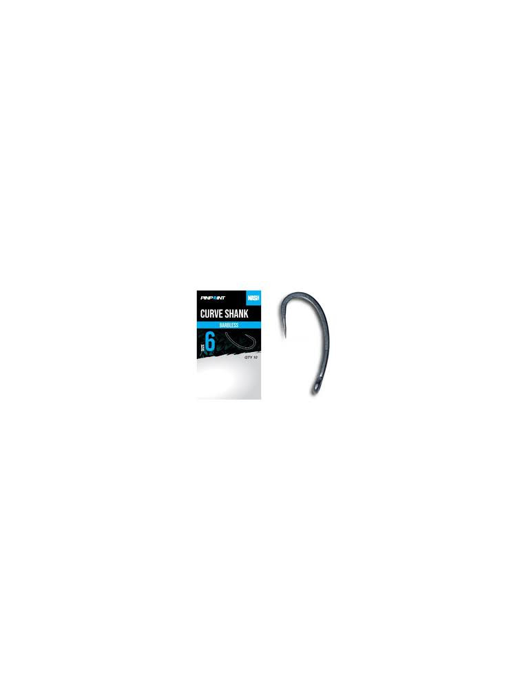 Hameçon NASH Curve shank barbless n°6