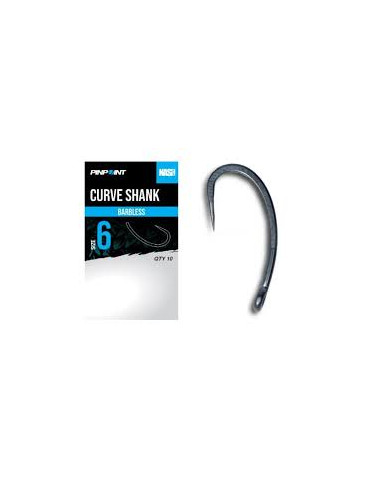 Hameçon NASH Curve shank barbless n°8