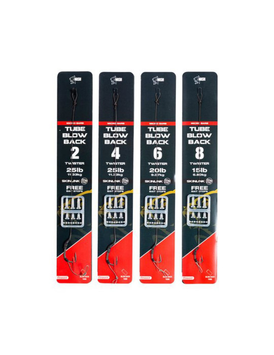 NASH tube blow back 6- 20lbs