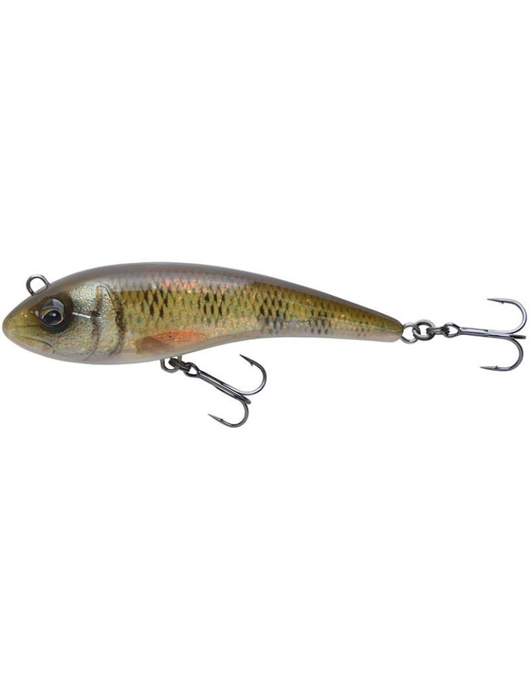 Leurre SAVAGE GEAR low glider jerk 14.5cm black gold