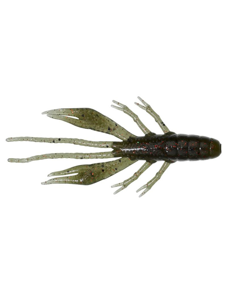 Leurre ILLEX waver shrimp 7cm watermelon W/red