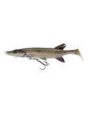 Leurre SAVAGE GEAR 3D pike shad 20cm white pike