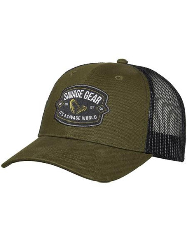 Casquette SAVAGE GEAR trucker cap green
