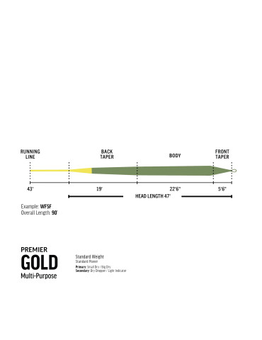 Soie RIO Gold Premier WF4 Flottante 2