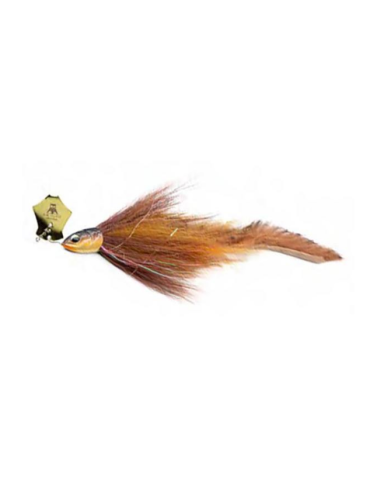Leurre Chacha bait  Mini Natural BLADED jig 19cm 18gr Pumkin craw