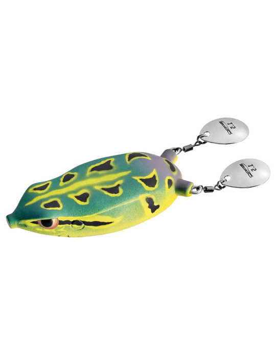 SPRO bronzeye blade frog 65mm  natural green