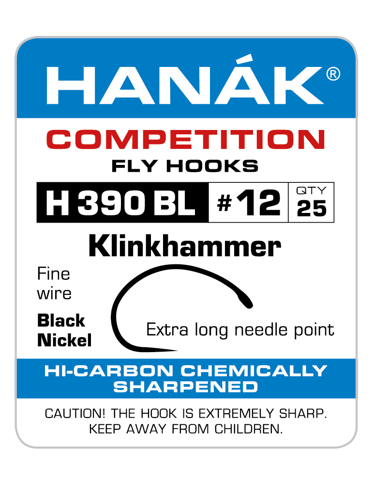 Hooks HANAK 390BL Klinkhammer Taille 16