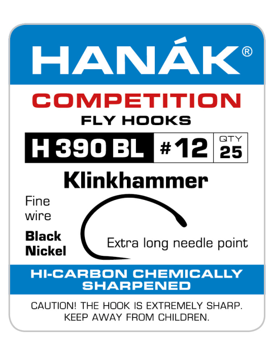 Hooks HANAK 390BL Klinkhammer Taille 16