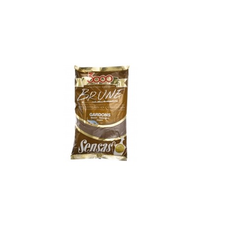 Amorce SENSAS 3000 Gardon brune  1kg