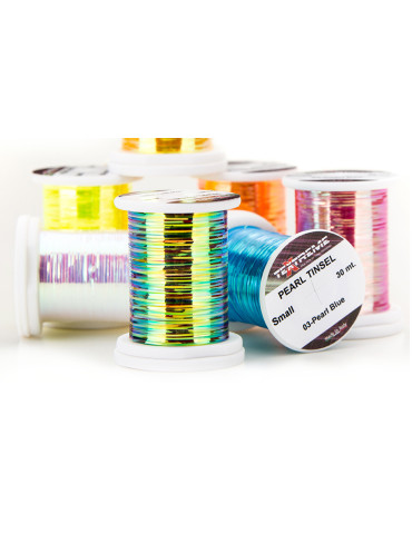 Pearl Tinsel TEXTREME Fluo Yellow Small 30Mt