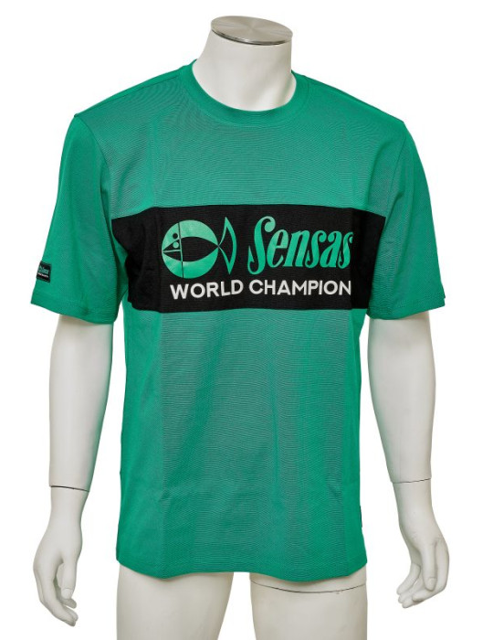 T-shirt SENSAS Fashion Club noir et vert - taille XXL