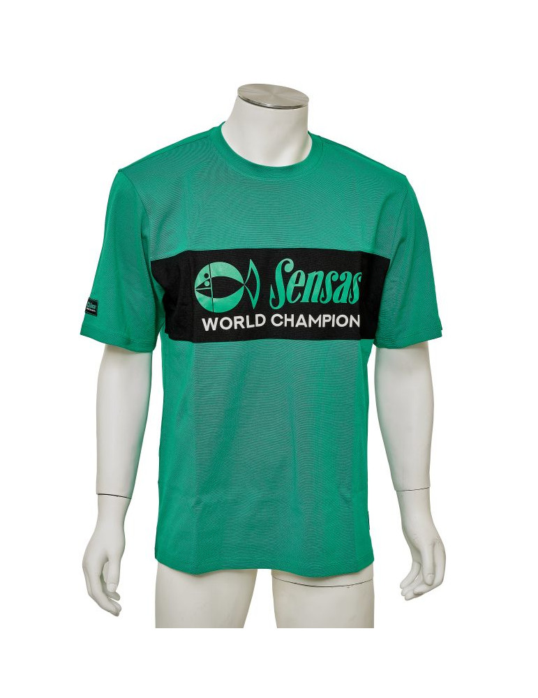 SENSAS Fashion Club black and green T-shirt - size XXL