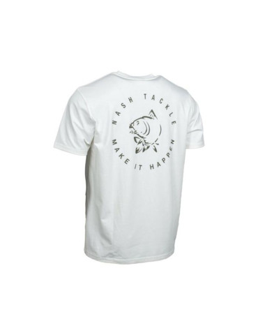 T-shirt NASH carp logo ecru- L