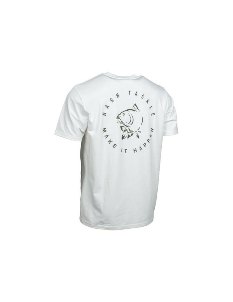 T-shirt NASH carp logo ecru- L