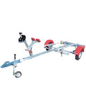 Remorque PACK PLUS (roues 450x10) Pour Tout Type de Barque jusqu'à 4.4