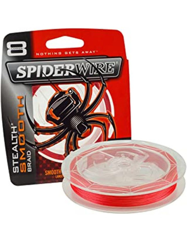 Braid SPIDERWIRE Stealth smooth Red SSM8 0.23mm 23.6 kg 150m
