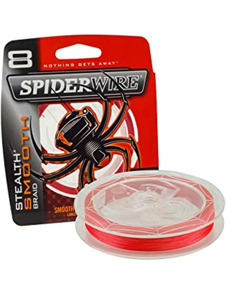 Braid SPIDERWIRE Stealth smooth Red SSM8 0.23mm 23.6 kg 150m