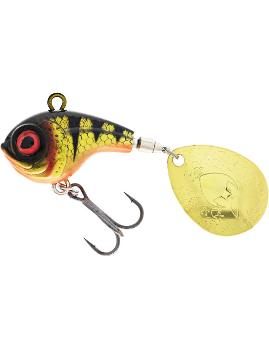 Leurre WESTIN Dropbite Spin tail jig 3.4cm 17gr bling perch