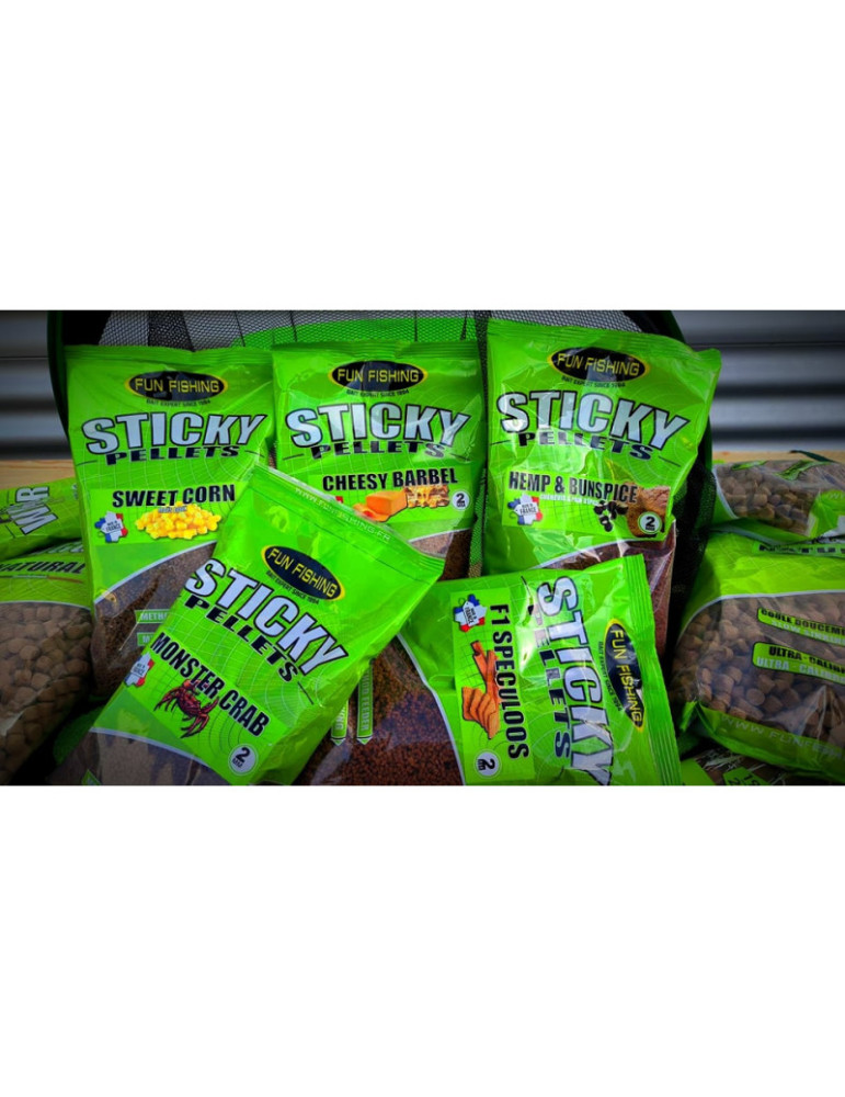 Sticky pellets FUN FISHING sweet caramel- 700gr