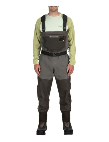 Waders SIMMS Men's G3 Guide Stockingfoot Gunmetal Size S 7-8 2