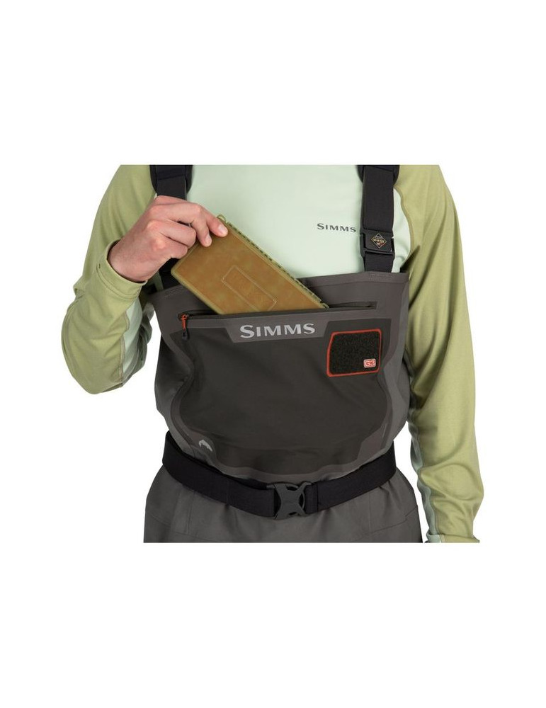 Waders SIMMS Men's G3 Guide Stockingfoot Gunmetal Size S 7-8