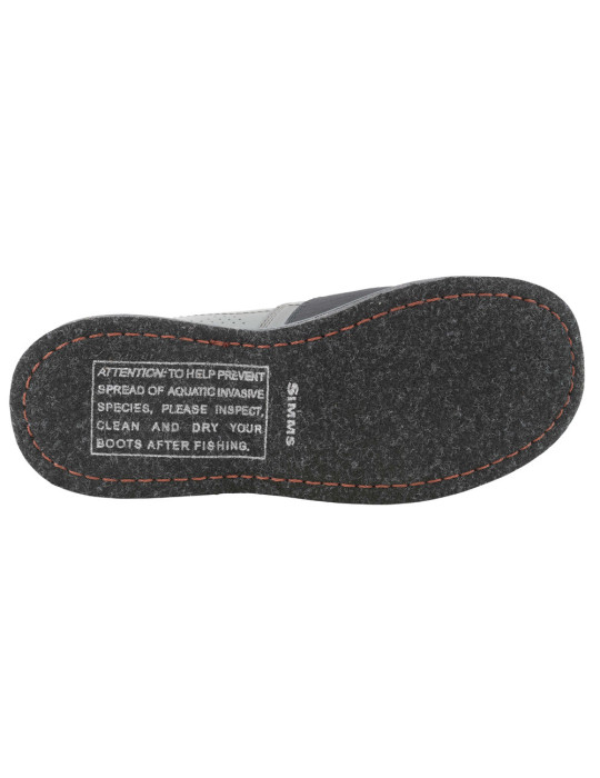Chaussures SIMMS Freestone Boot Felt Gunmetal 8/41