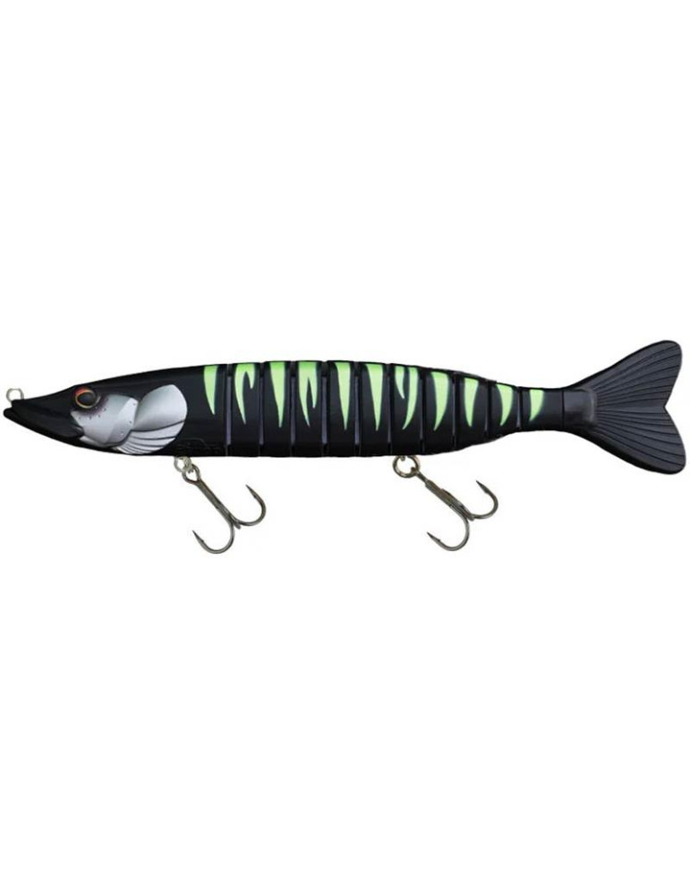 Leurre BIWAA Swimpike 24cm 62gr blaxk chart