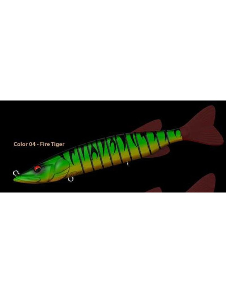 Leurre BIWAA Swimpike 35cm 185gr fire tiger