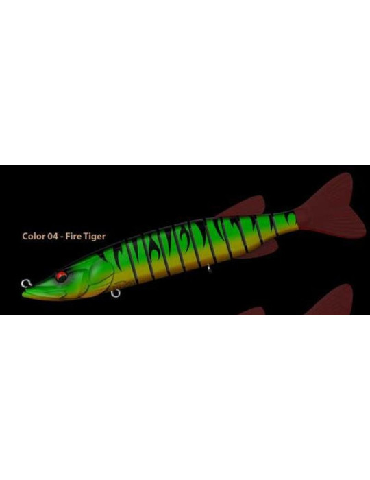 Leurre BIWAA Swimpike 35cm 185gr fire tiger