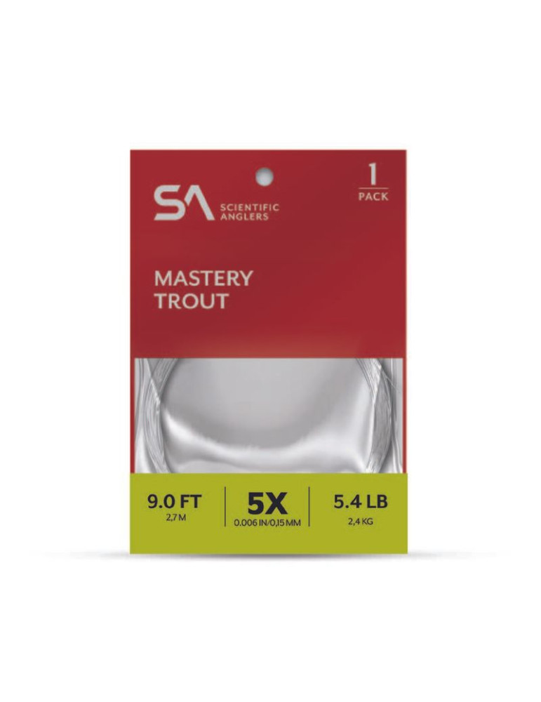 SCIENTIFIC ANGLERS Mastery Trout Flottant 2m70 0.13mm 6X 3.4lb