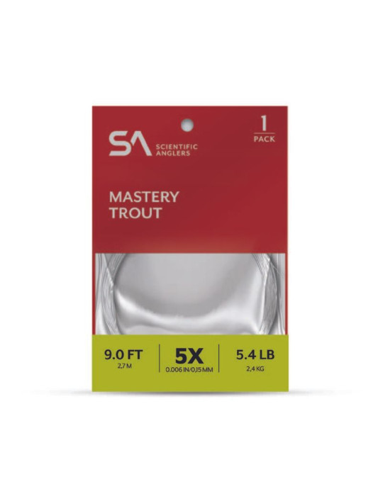 SCIENTIFIC ANGLERS Mastery Trout Flottant 2m70 0.23mm 2X 10.5lb