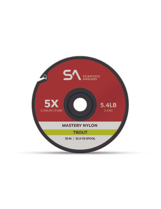 Nylon SCIENTIFIC ANGLERS Mastery 30m 0.13mm 6X 1.5KG