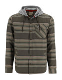 Chemise Hoody SIMMS Santee Flannel Hoody Hickory Dol.Blanket Stripe L