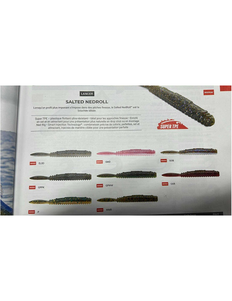 Leurre RAPALA Crushcity salted nedroll 8cm ELSD
