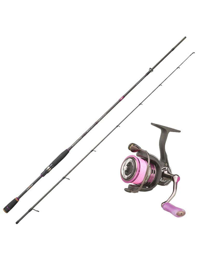 Ensemble SAKURA ryokan purple 2m13- 5/25gr + moulinet + tresse