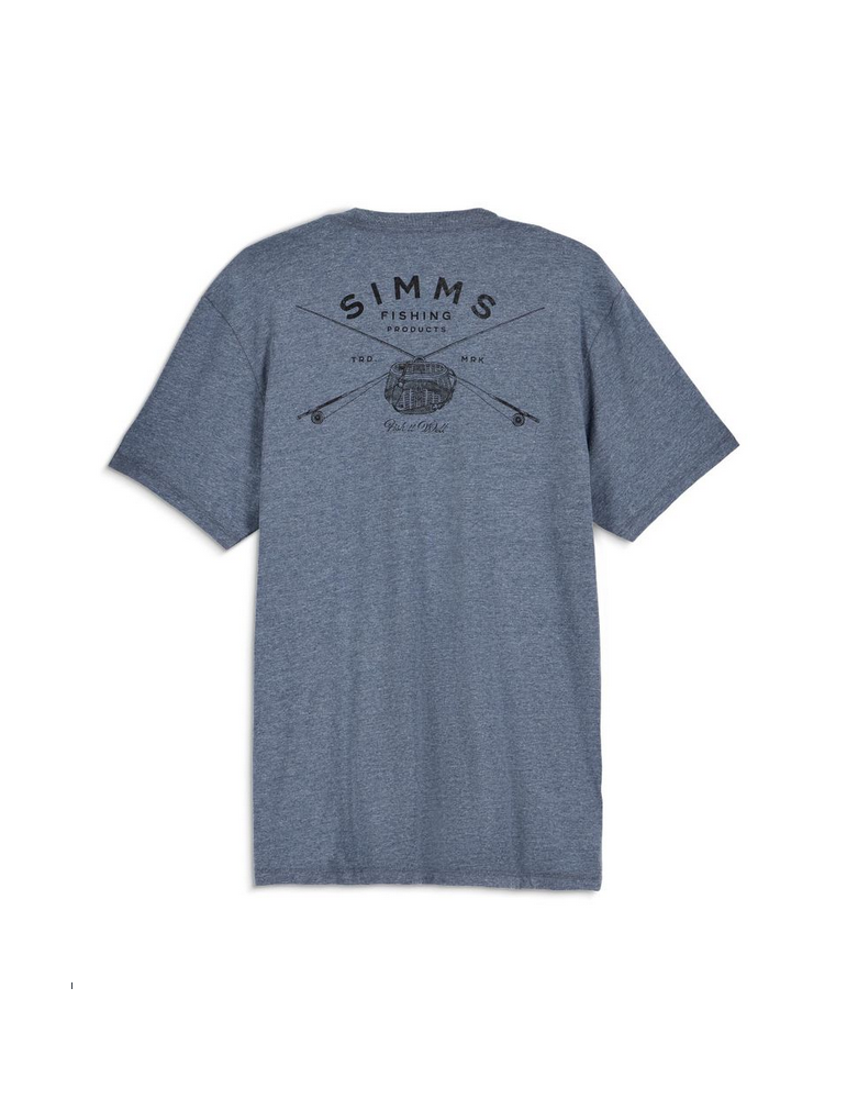 T-Shirt SIMMS Classic Tackle Athletic Heather M